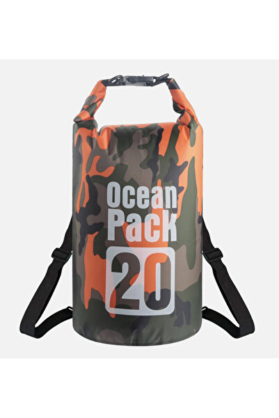 OEM Rucsac impermeabil 20L Camo – 100% impermeabil, protecție împotriva apei,...