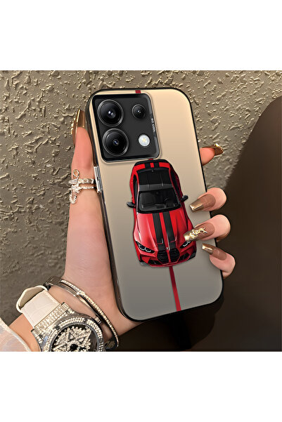 Hontinga حافظة متوافقة مع هاتف Poco X6 5G من BMW منقوش مصنوعة من السيليكون بح...