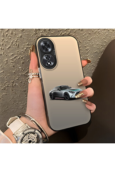 Hontinga حافظة هاتف OPPO A60 متوافقة مع حافة السيليكون الصلبة ومضادة للسقوط م...