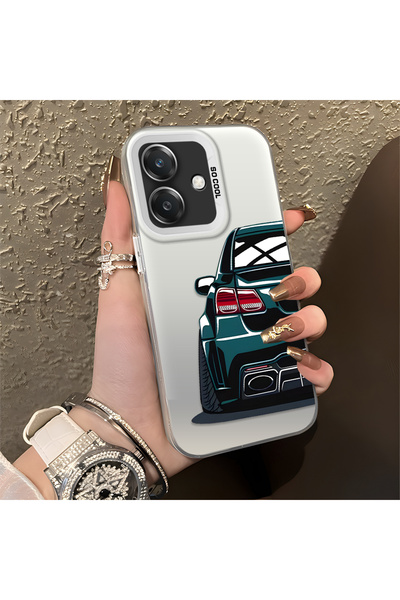 Hontinga حافظة هاتف OPPO A3 5G متوافقة مع السيليكون ذات الحواف الصلبة والمضاد...