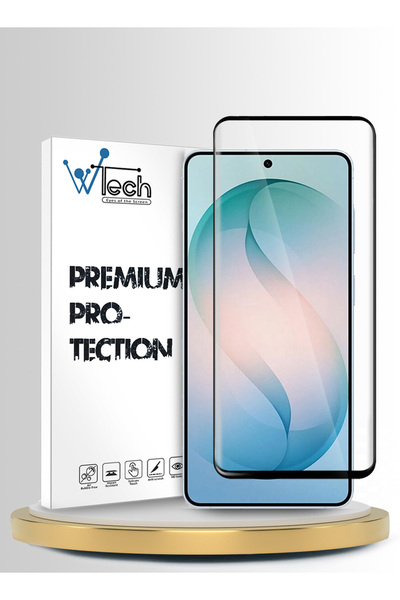 Wtech Samsung S26 Plus 5G 2026 Premium Edge-Pro Series Full Cover Tempered Gl...