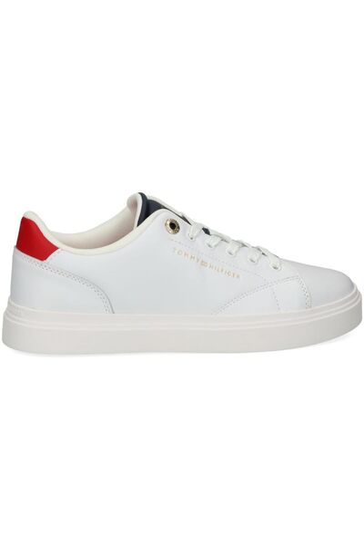 Tommy Hilfiger TH Γυναικεία Δερμάτινα Αθλητικά Παπούτσια με Σόλα Cupsole
