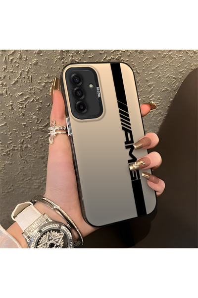 Hontinga حافظة هاتف سامسونج جالاكسي A17 متوافقة مع حافة السيليكون الصلبة ومضا...