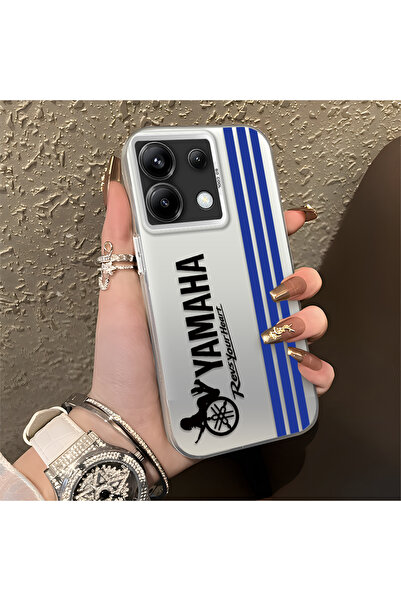 Hontinga حافظة هاتف متوافقة مع Poco X6 5G BMW منقوش ذات حافة من السيليكون وظه...