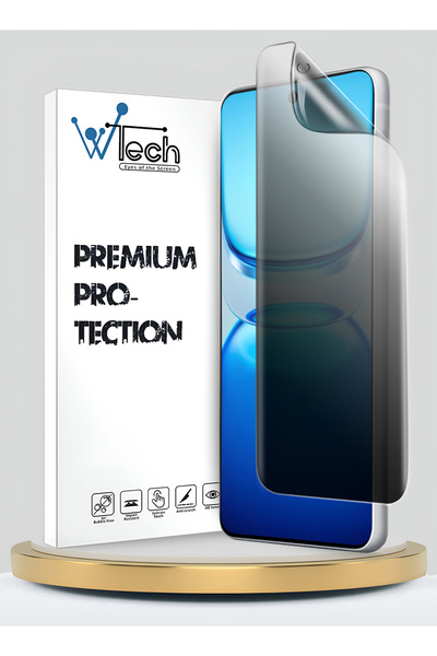 Wtech فيلم حماية شفاف رقيق ومرن مضاد للتجسس من نوع هيدروجيل، مناسب لهاتفي فيف...