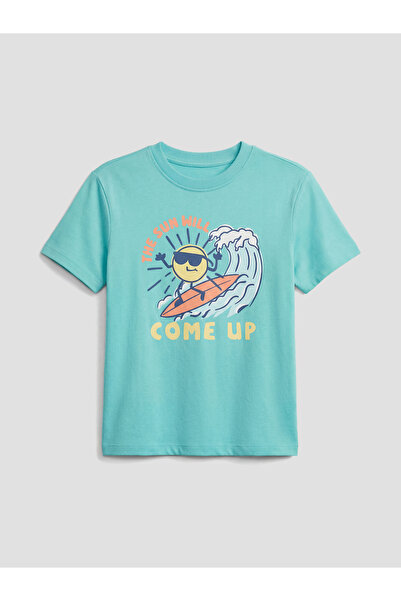 LC Waikiki Ozmarka New Season Crew Neck Boys' Combed Cotton T-Shirt