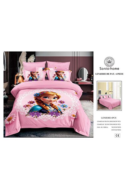 Sonia-home CHILDREN'S Duvet Cover Set 6 PIECES - Cotton 100% COTTON - ANA FROZEN