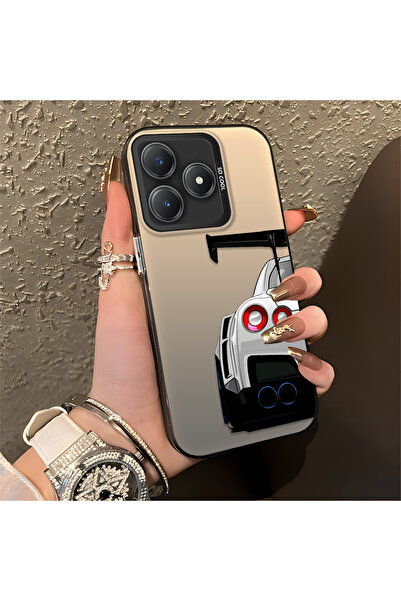 Hontinga حافظة هاتف رياضية من السيليكون متوافقة مع هاتف Realme C61، ذات حافة ...