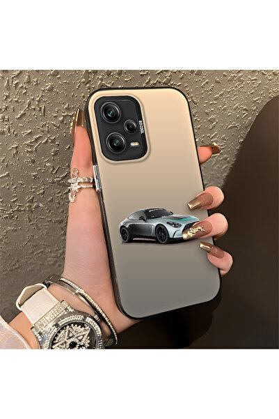 Hontinga حافظة هاتف ريدمي نوت 12 برو 5G متوافقة مع حافة السيليكون الصلبة والم...