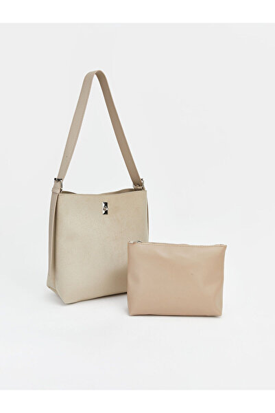 LC Waikiki Peak New Season Suede Look Women's Shoulder Bag