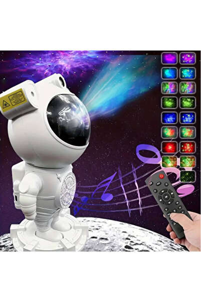 OEM Proiector de stele LED în formă de astronaut cu Bluetooth încorporat, LED...