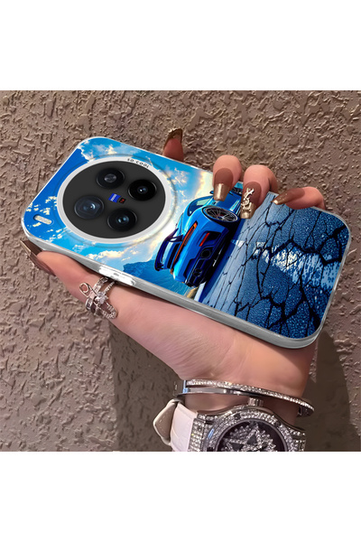 CHICASELUX حافظة من السيليكون ذات حافة صلبة ومضادة للسقوط للسيارة الرياضية مت...