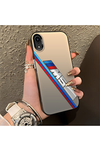 Hontinga iPhone XR Uyumlu Silikon Kenar Sert Arka Anti Düşme Telefon Kılıfı B...