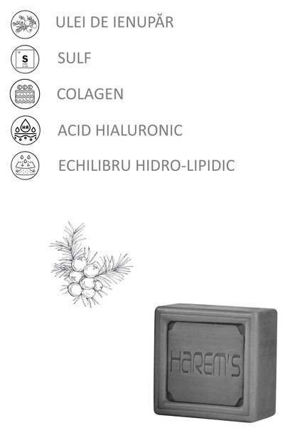 Harem's Ottoman Săpun cu Ienupăr și Sulf – 120 g