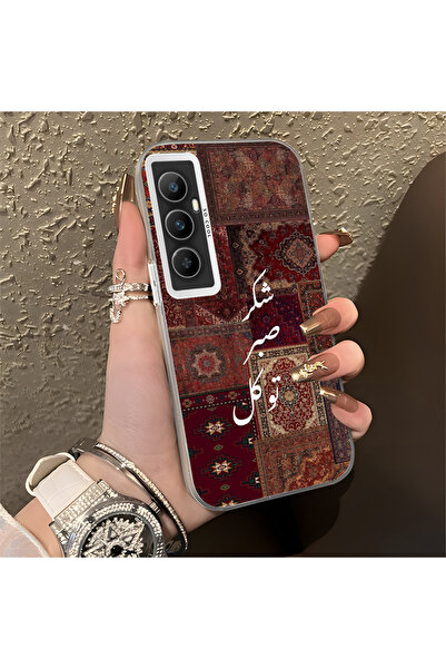 Hontinga حافظة هاتف Realme C65 متوافقة مع الحواف السيليكونية الصلبة والمضادة ...