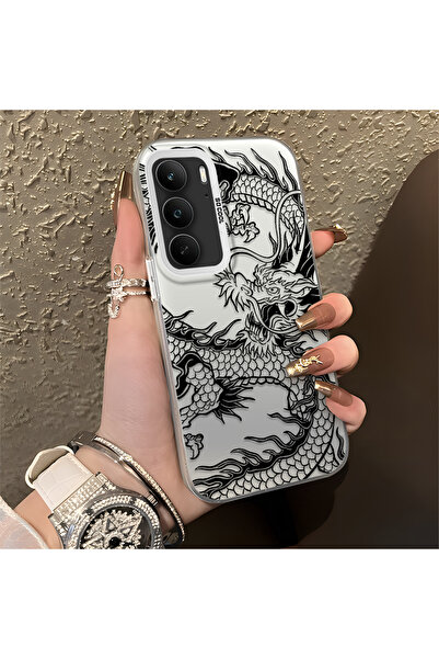 Hontinga حافظة هاتف ريلمي C75 متوافقة مع الحافة السيليكونية الصلبة والمضادة ل...