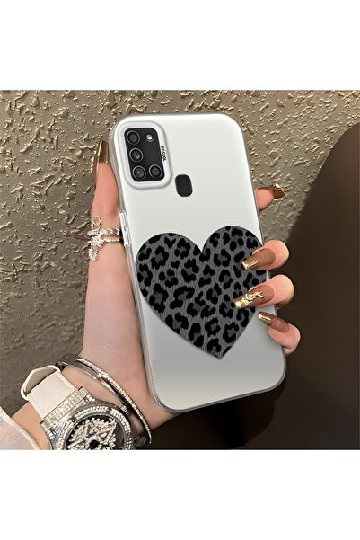 Hontinga حافظة هاتف سامسونج جالاكسي A21S متوافقة مع الحواف السيليكونية الصلبة...