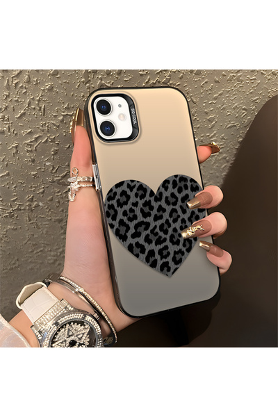 Hontinga iPhone 12 Mini Compatible Silicone Edge Hard Back Anti-Fall Phone Ca...