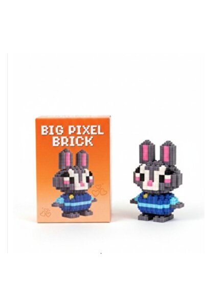 ydn Tavşan Tasarımlı Büyük Parçalı Blok Oyuncak Seti Big Pixel Brick Set
