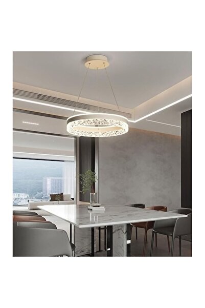 OEM SGeneE LED Crystal Pendant Light Bianco 50 cm