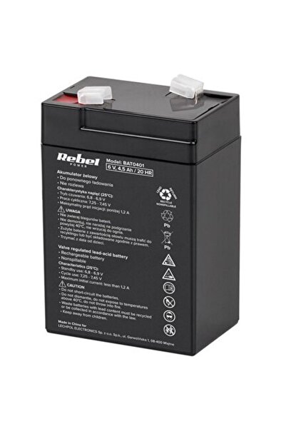 Rebel ΣΤΑΘΕΡΗ ΜΠΑΤΑΡΙΑ SLA 6V 4.5AH