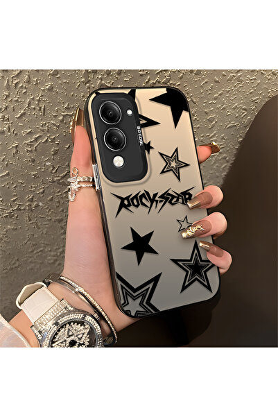 Hontinga حافظة هاتف من السيليكون متوافقة مع Vivo Y04، موديل منقوش من سلسلة ست...