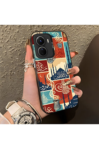 Hontinga حافظة هاتف Vivo Y16 متوافقة مع الحداثة التقليدية مصنوعة من السيليكون...