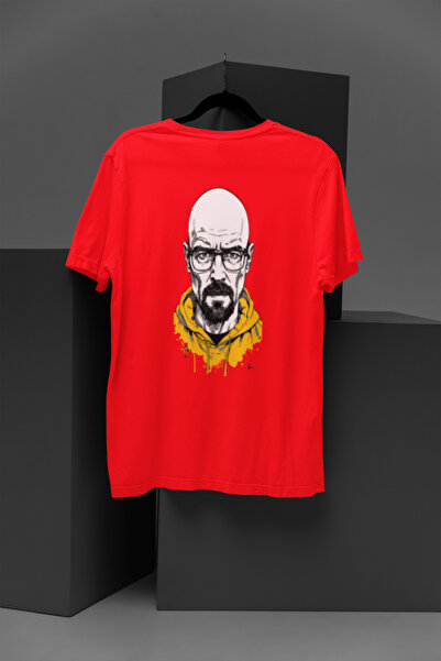 MG W.White Character Printed Circular Neck Cotton Cotton Ers Oversized P Shor...