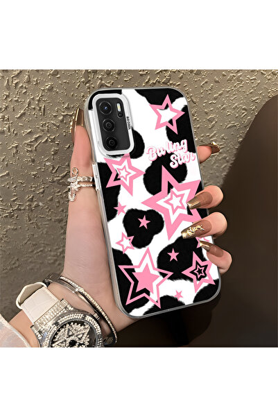 Hontinga حافظة هاتف OPPO A16 متوافقة مع حافة السيليكون الصلبة ومضادة للسقوط، ...