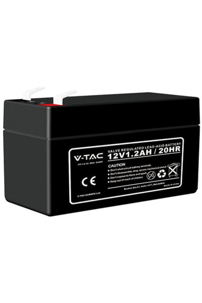 V-TAC LEAD GEL BATTERY 12V 1.2AH 97X43X57MM