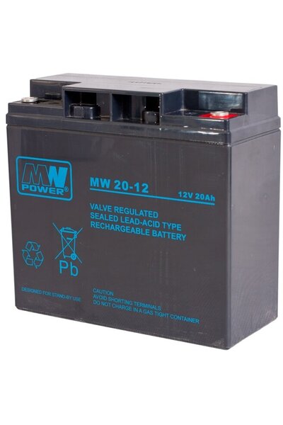 Mpl Baterie UPS MW POWER MW 20-12 Acumulator plumb-acid AGM Fără întreținere ...