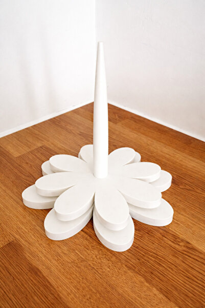 nihuda Desktop Knitting Yarn Holder with Floral Design