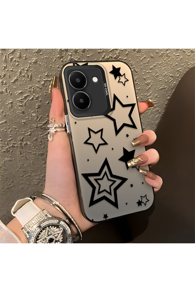 Hontinga حافظة هاتف Vivo Y36 5G متوافقة مع الحواف السيليكونية الصلبة والمضادة...