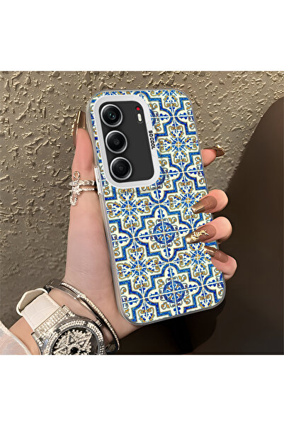 Hontinga غطاء هاتف تكنو كامون 40 برو 5G متوافق مع السيليكون، ذو حافة صلبة ومض...