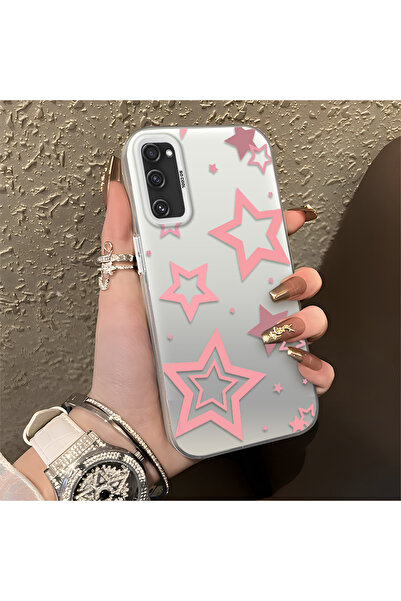 Hontinga Samsung Galaxy S20 Fe Compatible Stars Patterned Silicone Phone Case...