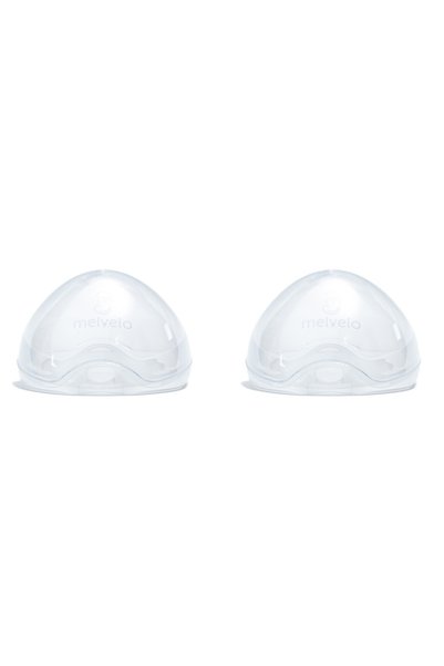 melvelo Set de 2 huse transparente pentru suzetă cu capac -
