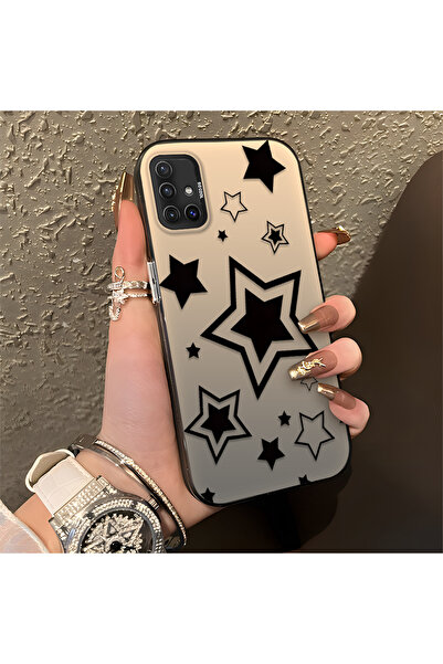 Hontinga حافظة هاتف سامسونج جالاكسي A51 متوافقة مع ستارز منقوش مصنوعة من السي...