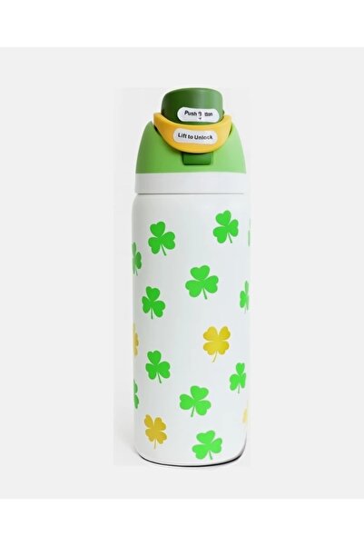 Alvora Owala 32 oz (946 ml) Double Wall Steel D Patterned Thermos with Lockin...