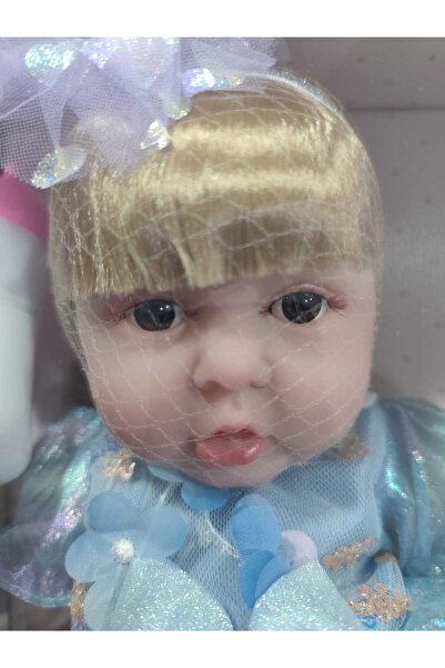 Boratila Toys 30 CM Yeni Doğmuş Bebek Yüksek Gerçekçi Bebek Tüm Vücüt Yumuşak...