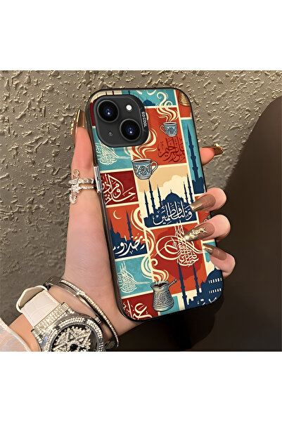 Hontinga حافظة هاتف آيفون 13 ميني متوافقة مع الحواف السيليكونية الصلبة والمضا...