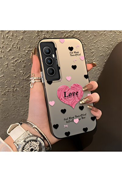 Hontinga حافظة هاتف Realme C65 4G متوافقة مع السيليكون ذات حافة صلبة ومضادة ل...