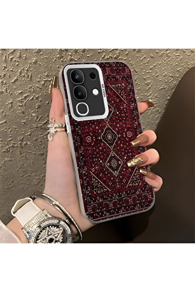 Hontinga حافظة هاتف Vivo Y29 متوافقة مع حافة السيليكون الصلبة ومضادة للسقوط س...