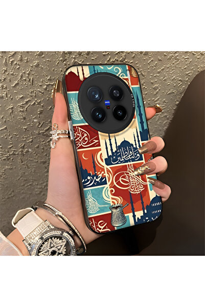 Hontinga حافظة هاتف Vivo X200 Pro متوافقة مع الحواف السيليكونية الصلبة والمضا...