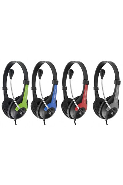 ESPERANZA Rooster EH158G, stereo, cu microfon, negru/ verde