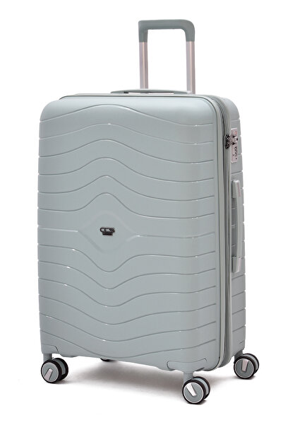 ÇÇS Polipropilen Kırılmaz Körüklü Orta Boy Valiz – Geniş Hacimli, Dayanıklı S...