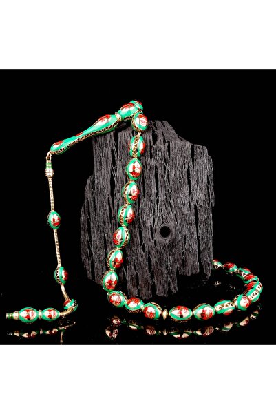 İskender Tesbih Amedspor Motifli Koleksiyonluk Altın Tesbih