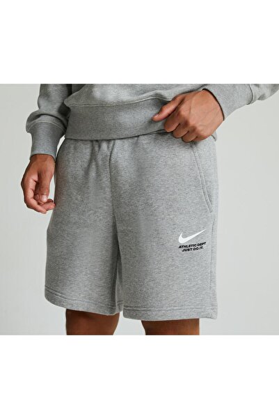 Nike Club Standard Issue Glitch Fleece Shorts “Grey” 4122865
