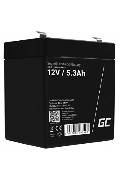 Greencell Green Cell AGM45 UPS battery Sealed Lead Acid (VRLA) 12 V 5,3 Ah