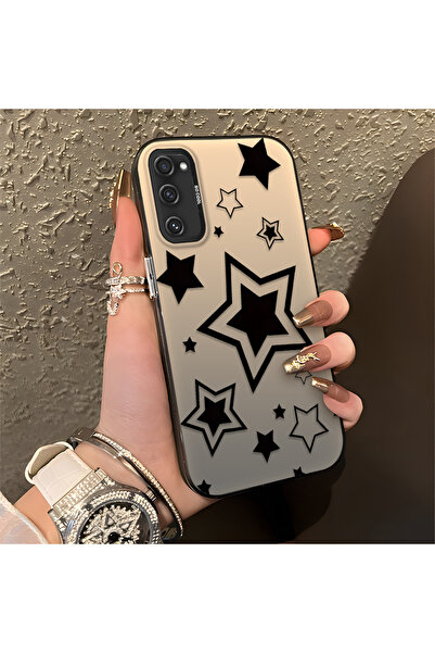 Hontinga Samsung Galaxy S20 Fe Compatible Stars Patterned Silicone Phone Case...