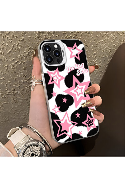 Hontinga iPhone 13 Pro Compatible Silicone Edge Hard Back Anti-Fall Phone Cas...